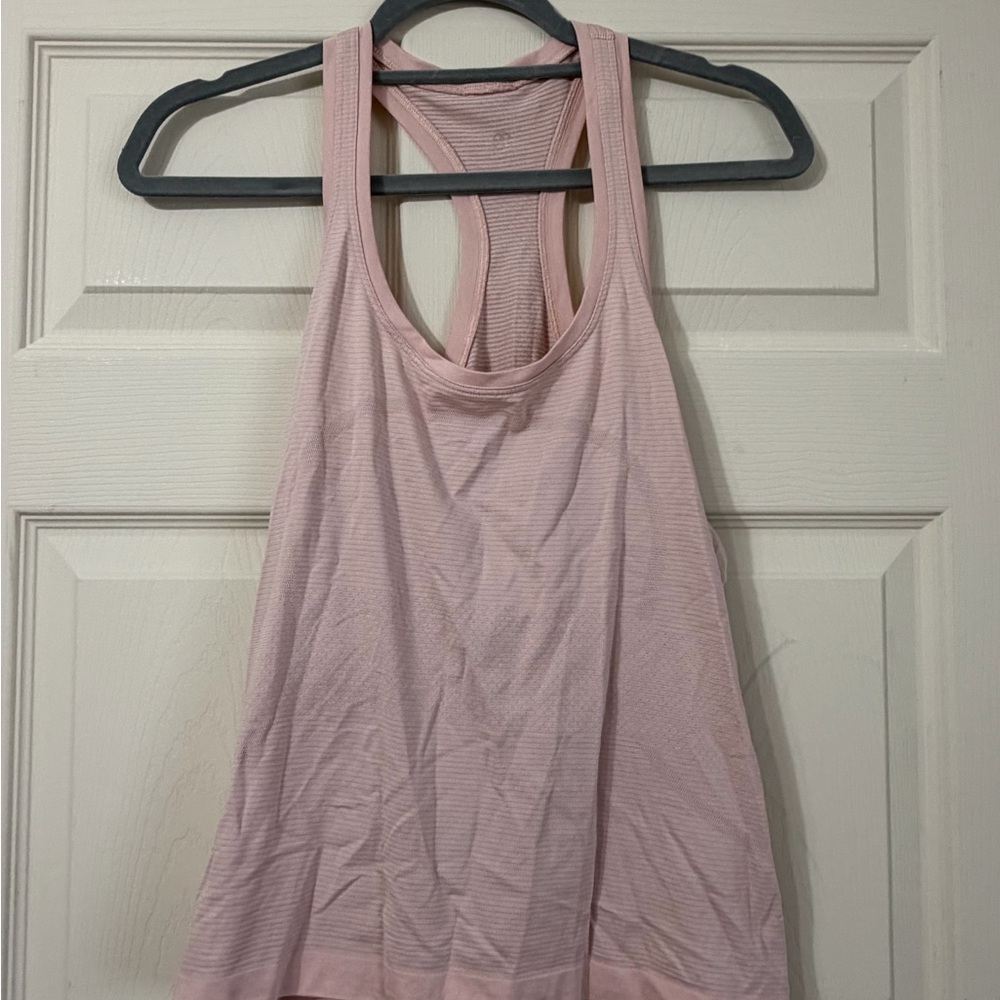 lululemon athletica Light Pink Racerback Tank Top